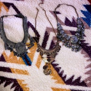 3 Boho Necklaces
